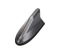 1 Pc Universal FM Signal Amplifier Car Radio Aerials Shark Fin Antenna Car Roof Decoration Auto Side Replacement 6 Colors (Gray)