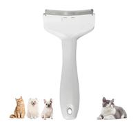 1 Pc V-Tooth Deshedding Comb, Dog & Cat Grooming Brush for Shedding, V-Tooth Deshedding Brush for Dogs Cats Grooming Combbing Shedding (White, 7.5 * 15CM)