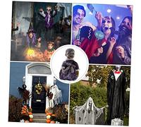 1 PC Voice Activated Induction Doll Glowing Walking Halloween Decoration for Haunted House Party Scary Sound Effects Realistic Prop No Battery Included