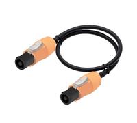 1 PC Waterproof Stage Light Power Cord, NAC3FCA NAC3FCB AC Cable Connector, 250V 20A Supply, 1M-10M(Orange Orange,2.98m)