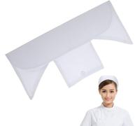 1 Pc Women Headband Cap Accessories White Nurse Hat Costume Caps for Party Performance Hospital Cosplay