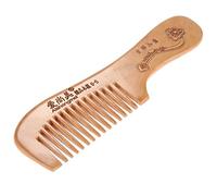 1 Pc Wooden Comb Popular Natural Health Care Hair Comb Static Comb Wood Hairbrush with Handle Massage Comb Hair Care -Layfoo