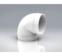 1 pc x 90 Degree Elbow Connector Bend 100mm - 4 inch Round Plastic Ducting Joint to Connect Round Duct Pipe or Flexible Hose Ventilation Pipe