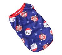 1 PC Xmas Pet Costume Vest for Dogs Christmas Theme Polyester Outfit for Pets Adorable and Comfortable Dog Clothes for Festive Activities for Winter Warmth