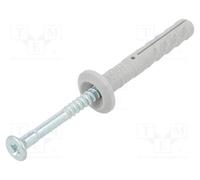 1 pcg x FISCHER - 50339 - Plastic anchor, with flange,with screw, 6x40, zinc-pla