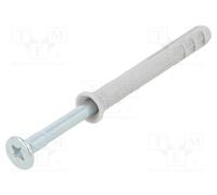 1 pcg x FISCHER - 50351 - Plastic anchor, with screw, 5x40, zinc-plated steel, N