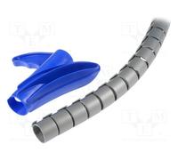 1 pcg x HELLERMANNTYTON - 161-64406 - Spiral wrapping, ØBundle : 25mm, polypropy