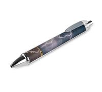 1 PCS 0.5mm Retractable Gel Pen Smooth Liquid Black Ink Highway Tornado Lightning Rollerball Pens with Ergonomic Comfort Grip Quick-Dry & Smudge-Free Refillable Office Writing Pens for Professionals
