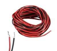 1 Pcs 10 meter LED Strip Extension Cable, 22AWG Electrical Wire 2 CoreCable, Black Red WireCable, Extension Wire Cable for LED Strip Lights,Car Audio,RGB Lighting, Low Voltage Projects