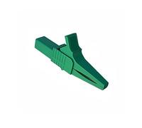 1 PCS 1000V 32A Insulated Crocodile Clips Heavy Duty Alligator Clips with 4mm Banana Plugs for Multimeter Testing(Green)