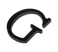 1 Pcs 10cm Black 26 English Letters Wall Sticker 3D Mirror Acrylic Decals Self-Adhesive Decor Art Mural Home Party(G)