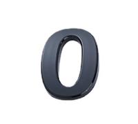 1 Pcs 10cm Bronze Digital Hotel Door Number Plate For Room Electroplated Wire Drawing Spot Adhesive Backing(Lake Blue)