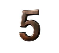 1 Pcs 10cm Bronze Digital Hotel Door Number Plate For Room Electroplated Wire Drawing Spot Adhesive Backing(Dark blue)