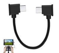 1 Pcs 15cm C To C Cable/Portable Charging Cable Ideal for Dji Drone Controller/Remote Controller Cable for Dji 90 /Degree Data Transmission Cable for Dji Mavic Air 2 and Dji Mini 2 Drone