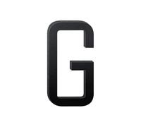 1 PCS 18/20Inch Large Floating Metal House Number Outdoor Modern Black Address Letters And N(C,18inch)