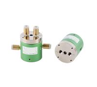 1 Pcs 2 in and Out air Slip Ring 360 Degree Rotary Joint can be Combined with Automatic Rotating Ventilation be Customized(G3/8 Cap Type 36 Wire Electric)