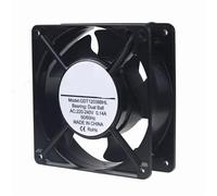 1 pcs 2 Wire Without Connector 220V 240 Volt Ball Bearing 120x38mm Metal Cooling Fan AC 220 Volt 12cm 4.68 inch 120mm(Sleeve)