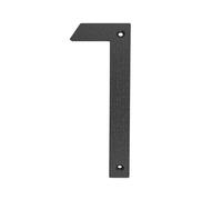 1 Pcs 20cm 8 Inch 0-9 Letters Big Floating House Number Relief Numbers Address Sign Modern Door Plates Home Yard Outdoor Numeros(Silver-3)
