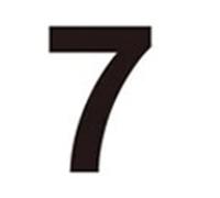 1 PCS 20CM English Letters Wall Sticker Acrylic Black Arabic Numerals Decals Self-Adhesive Home(7)