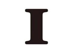 1 PCS 20CM English Letters Wall Sticker Acrylic Black Arabic Numerals Decals Self-Adhesive Home(I)