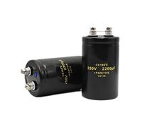 1/PCS 250V2200UF 50 * 80MM 22000UF 250V Aluminum Screw Audio Filtering Electrolytic Capacitor 105℃ Electronic devices