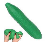 1 PCS 28 cm Cucumber-Shaped Decorative Ornament, Large Green Display Decoration, Statement Accessory for Home Office Shelf and Adult Collection