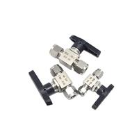 1 Pcs 304 Stainless Steel Hydraulic Pipe Ball Valve Internal Thread for Line Pipe OD 3/4/6/8/10/12/14/16/18/20MM 1/8" 1/4" 3/8" 1/2" 3/4"(6mm OD Tube)