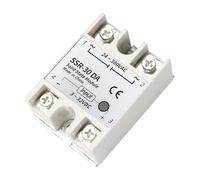 1 Pcs 30A Solid State Relay, Single Phase Semi-Conductor Module SSR-30DA, Direct Current Controls Alternating Current, Input 3~32VDC to Output 24-380VAC for Temperature Controller