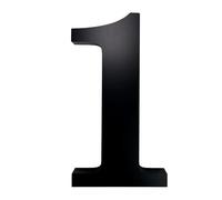 1 Pcs 30CM Address Numbers For House Black Large Floating Modern Rust-proof Door Garage Gate Number Outdoor Acrylic(No.1)