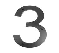 1 Pcs 30cm Large Outdoor Floating House Number Sign A Timeless Accent For Door Numbers Building Identity Street Address(No. 3)