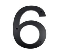 1 Pcs 30cm Large Outdoor Floating House Number Sign A Timeless Accent For Door Numbers Building Identity Street Address(No. 6)