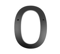 1 Pcs 30cm Large Outdoor Floating House Number Sign A Timeless Accent For Door Numbers Building Identity Street Address(No.0)