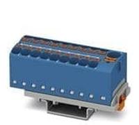 1 pcs : 3273638 - DIN Rail Terminal Blocks PTFIX 10/18X4-NS35 BU