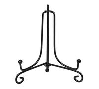 1 pcs 4" - 12" Iron Display Stand Easel Classic Display Stand Black Iron Easel Plate Holder Stand Bowl Plate Photo Frame Book (1#)