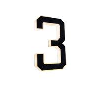 1 Pcs 4.7/6.7/9 Inch House Number Sign Illuminated Digital Alphabet Plaque Modern Numbers Weatherproof Address(3,Height 22cm (9in))
