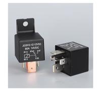 1 Pcs 40A 80A car relay 12V24V headlight air conditioner fan navigation four-pin five-pin relay(Shape back,40A12V_FOUR LEGS)