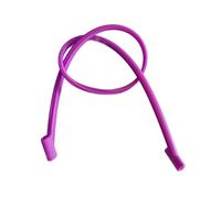 1 PCS 44cm Silicone Eyeglasses Cords Strap Sport Anti-Slip Sunglasses Chain String Glasses Ropes Accessories(PURPLE)