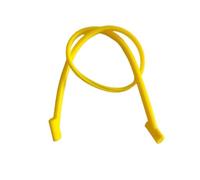 1 PCS 44cm Silicone Eyeglasses Cords Strap Sport Anti-Slip Sunglasses Chain String Glasses Ropes Accessories(Yellow)