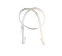 1 PCS 44cm Silicone Eyeglasses Cords Strap Sport Anti-Slip Sunglasses Chain String Glasses Ropes Accessories(WHITE)