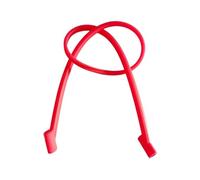 1 PCS 44cm Silicone Eyeglasses Cords Strap Sport Anti-Slip Sunglasses Chain String Glasses Ropes Accessories(Red)