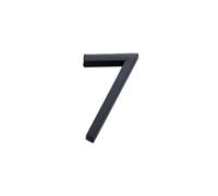 1 PCS 4inch/10cm 3D Black For Home Mailbox Hotel Address Acrylic Numeral Tag Number Plate Sign 0 To 9 Door Label(Number 7)