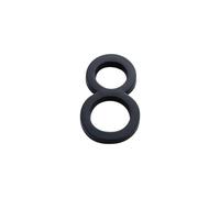 1 PCS 4inch/10cm 3D Black For Home Mailbox Hotel Address Acrylic Numeral Tag Number Plate Sign 0 To 9 Door Label(Number 8)
