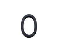 1 PCS 4inch/10cm 3D Black For Home Mailbox Hotel Address Acrylic Numeral Tag Number Plate Sign 0 To 9 Door Label(Number 0)