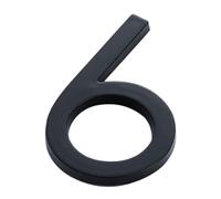 1 Pcs 4inch/10cm Durable For Home Mailbox Hotel Address Acrylic 0 To 9 Numeral Tag Door Label Number Plate Sign(Number 6)