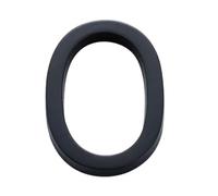 1 Pcs 4inch/10cm Durable For Home Mailbox Hotel Address Acrylic 0 To 9 Numeral Tag Door Label Number Plate Sign(Number 0)