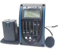 1 Pcs 5 Band Guitar EQ Series Active Guitar Equalizer Piezo Pickup with Micphone LCD Tuner (Color : LC-5 with MIC)