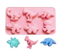 1 Pcs (6 Cavity) Silicone Moul-d Dinosaur Cake MOL-d SOA-p Moulds Jelly Moulds for Children Chocolate MOL-d for Cake Pudding Candy Chocolate.