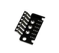 1 pcs 6 String Electric Guitar Tremolo Bridge Plate Replacement Parts Guitar Parts & Accessories Black/Gold/Silver(Schwarz)