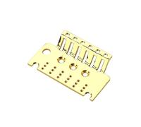 1 pcs 6 String Electric Guitar Tremolo Bridge Plate Replacement Parts Guitar Parts & Accessories Black/Gold/Silver(Gold)