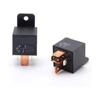 1 Pcs 80A relay plastic back 12V four-pin five-pin DC normally open conversion energy automotive relay(12V five pin)